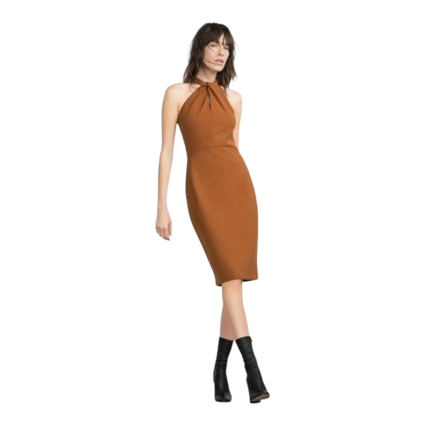 Twist Neck Halter Dress size Medium