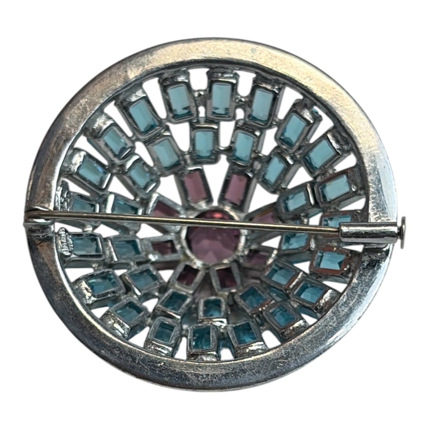 Layered Crystal Brooch