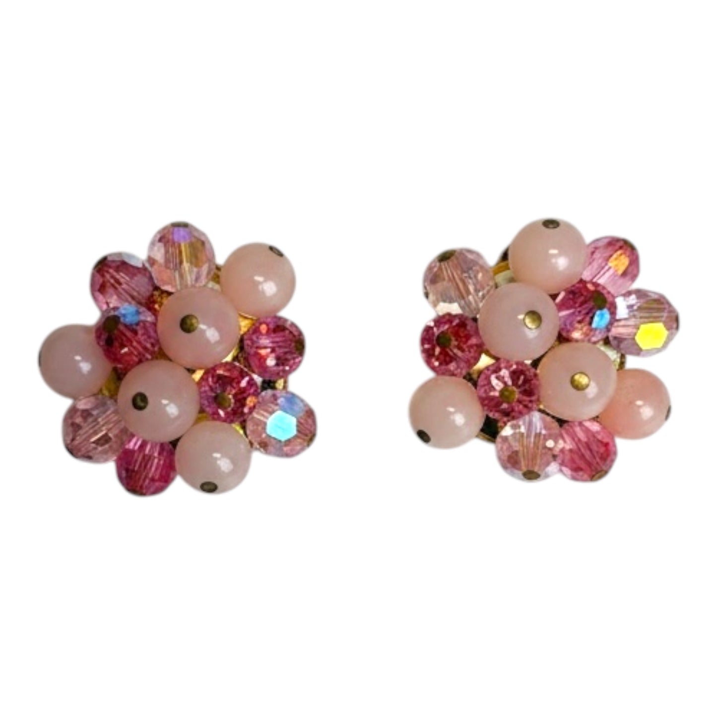 Clip on Beaded Earrings