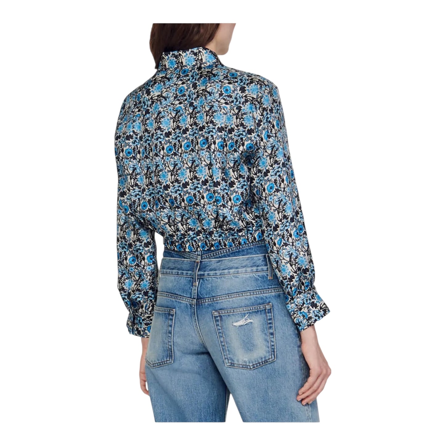Silk Cropped Top size 2 NWT