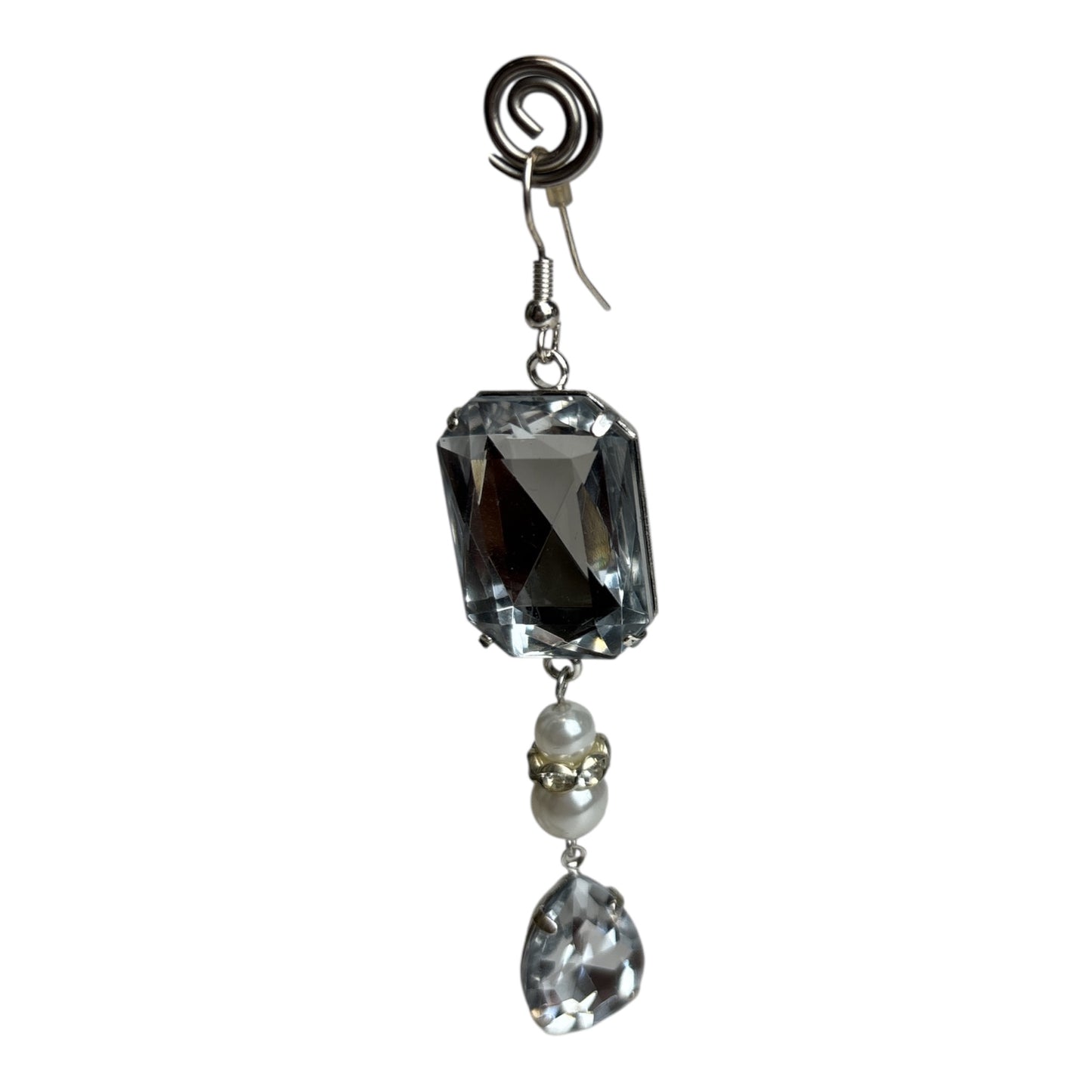 Teardrop with Pearl Earrings