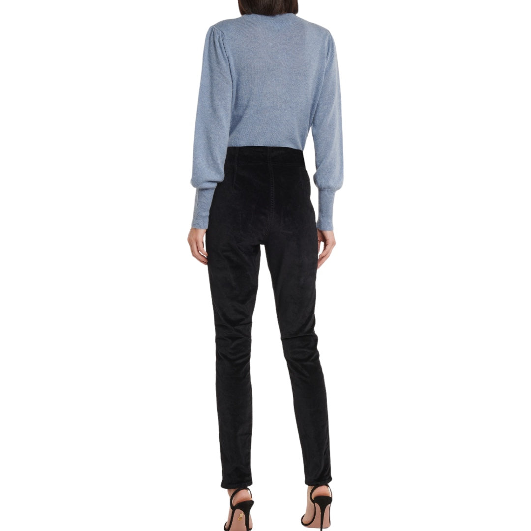 Chevron Crew Neck Crop Sweater Small