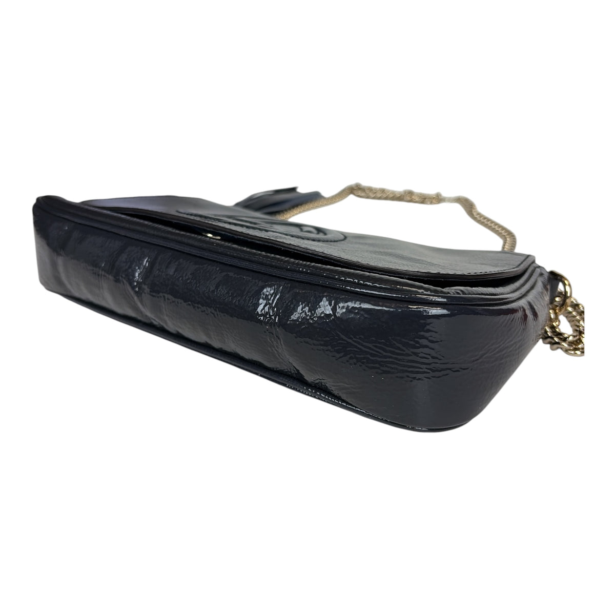 Patent Soho Disco Flap Bag