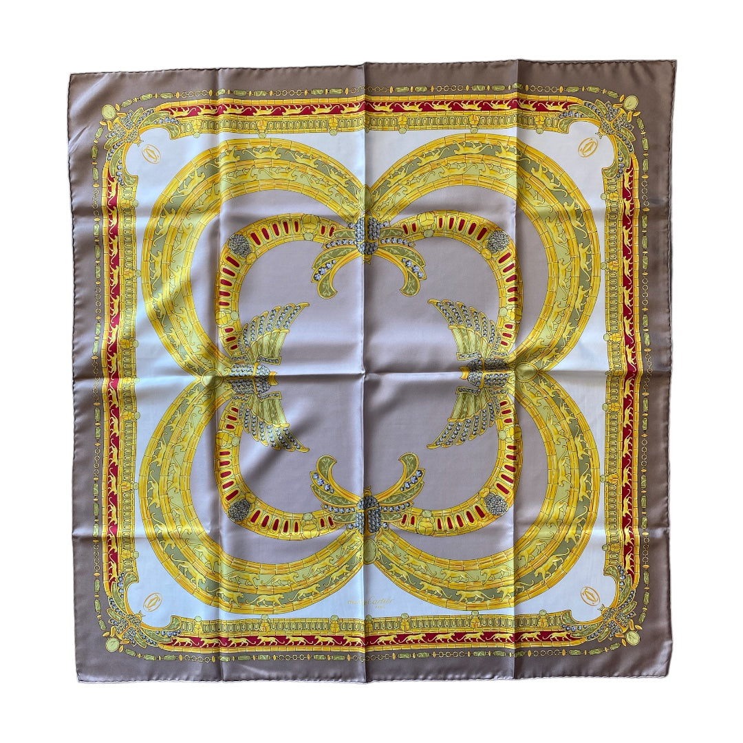 Scarab Silk Scarf NEW IN BOX