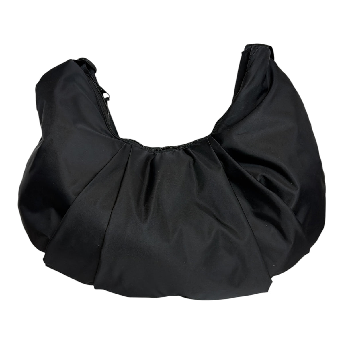 Nylon Crescent Shoulder Bag