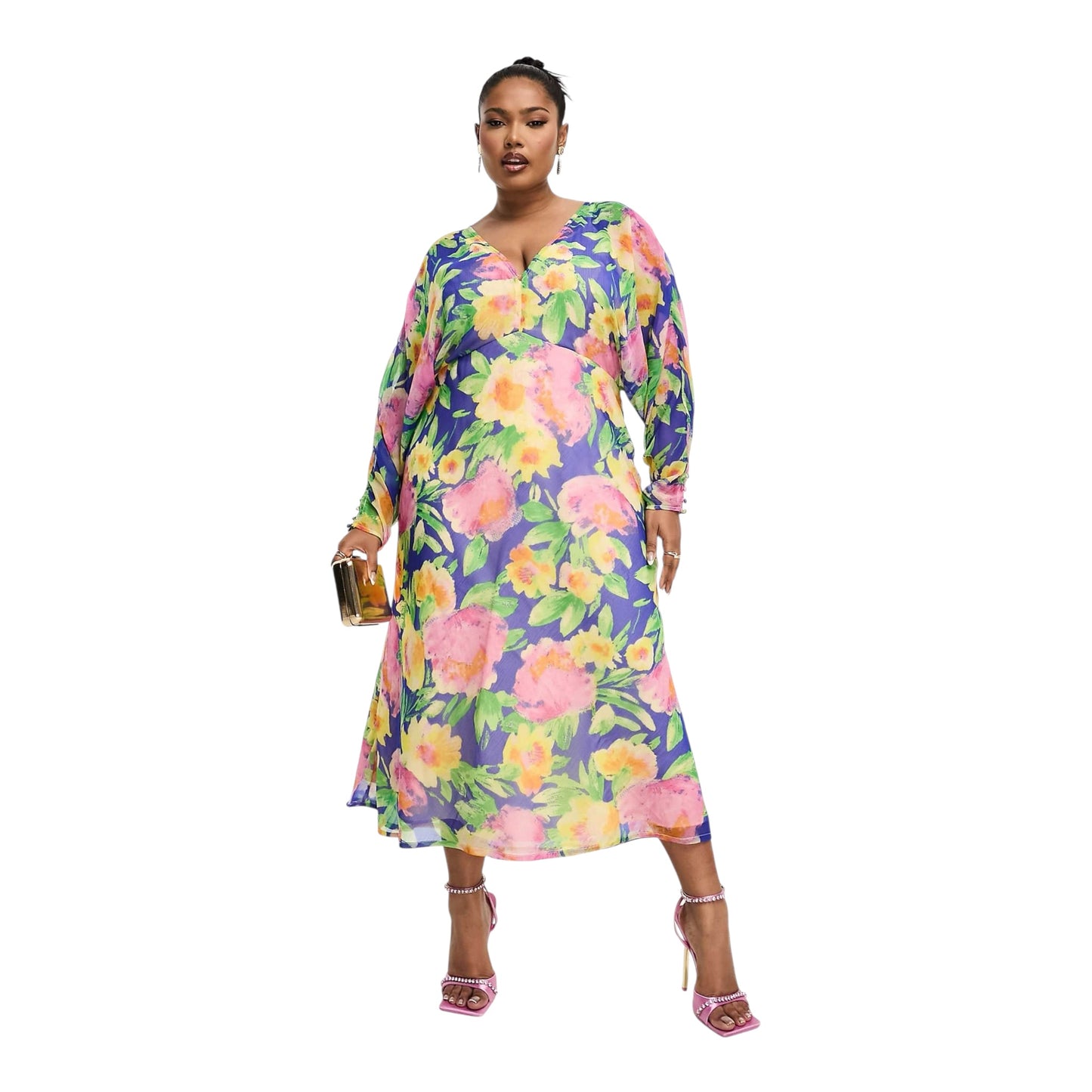 Floral Midi Dress size 18