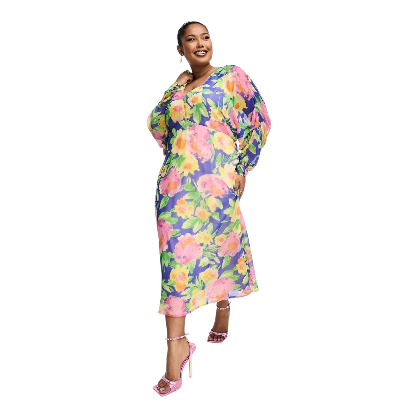 Floral Midi Dress size 18