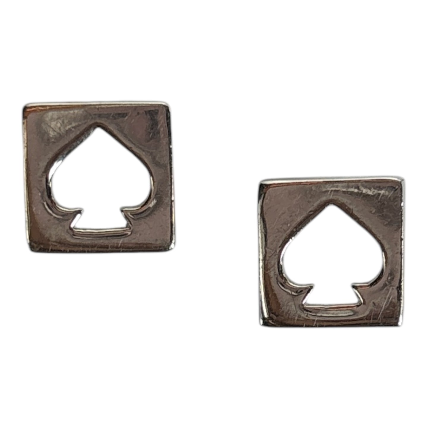 Spade Hole Punch Earrings New with Tags