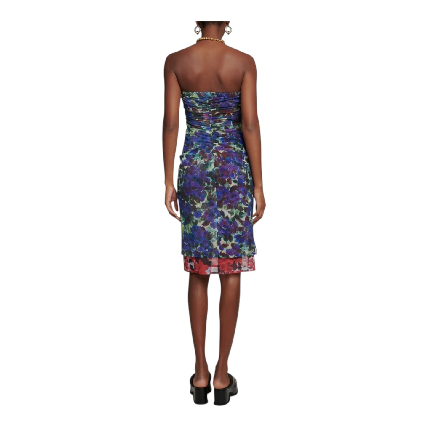 Floral Off The Shoulder Midi Dress size Medium