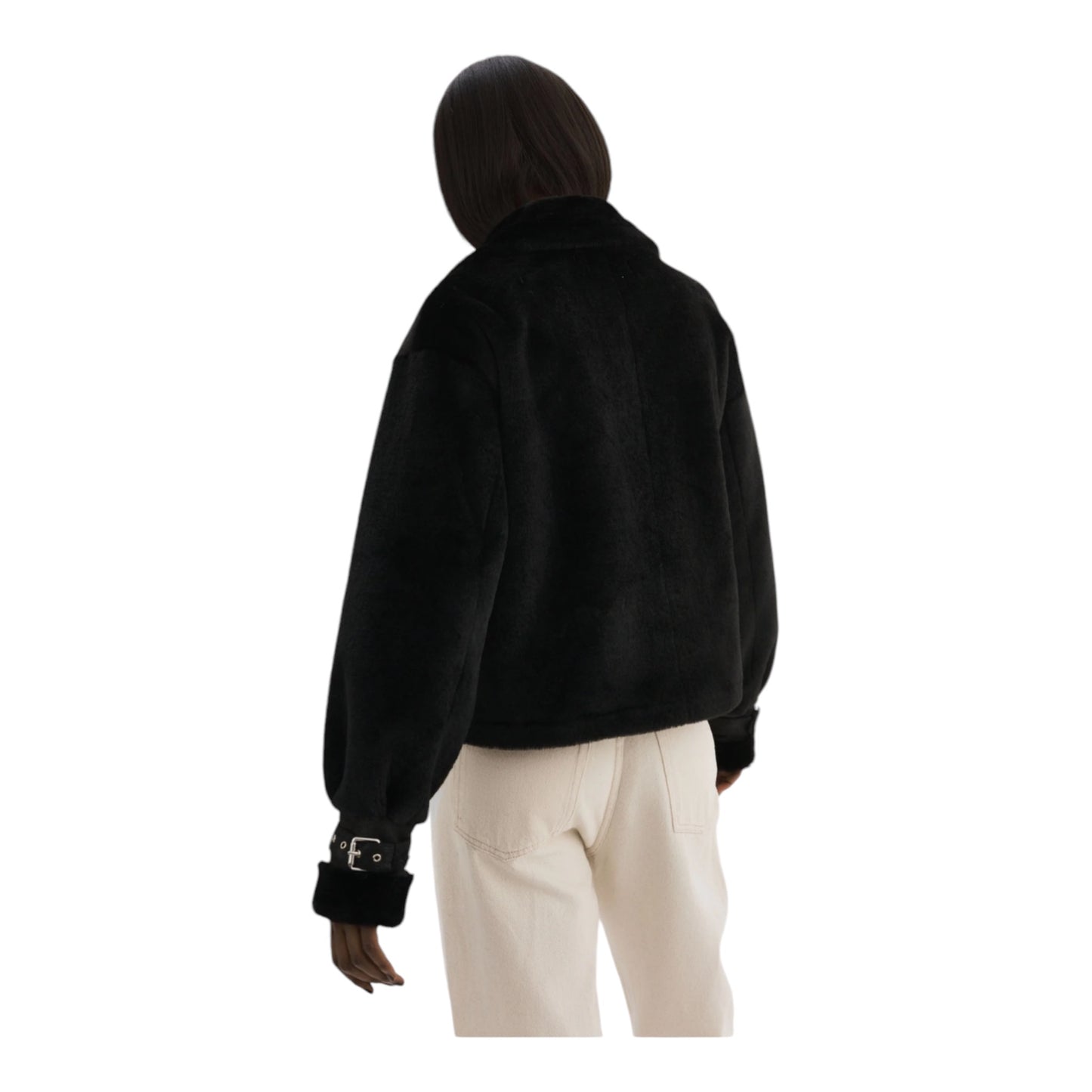 Elody Faux Fur Jacket size Large