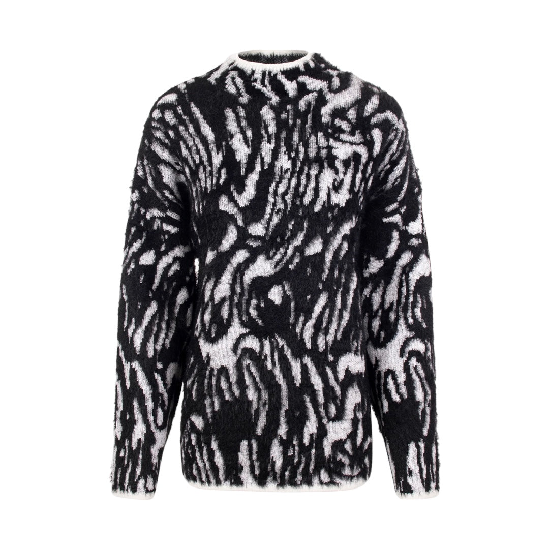 Zaidie Jacquard Sweater Small
