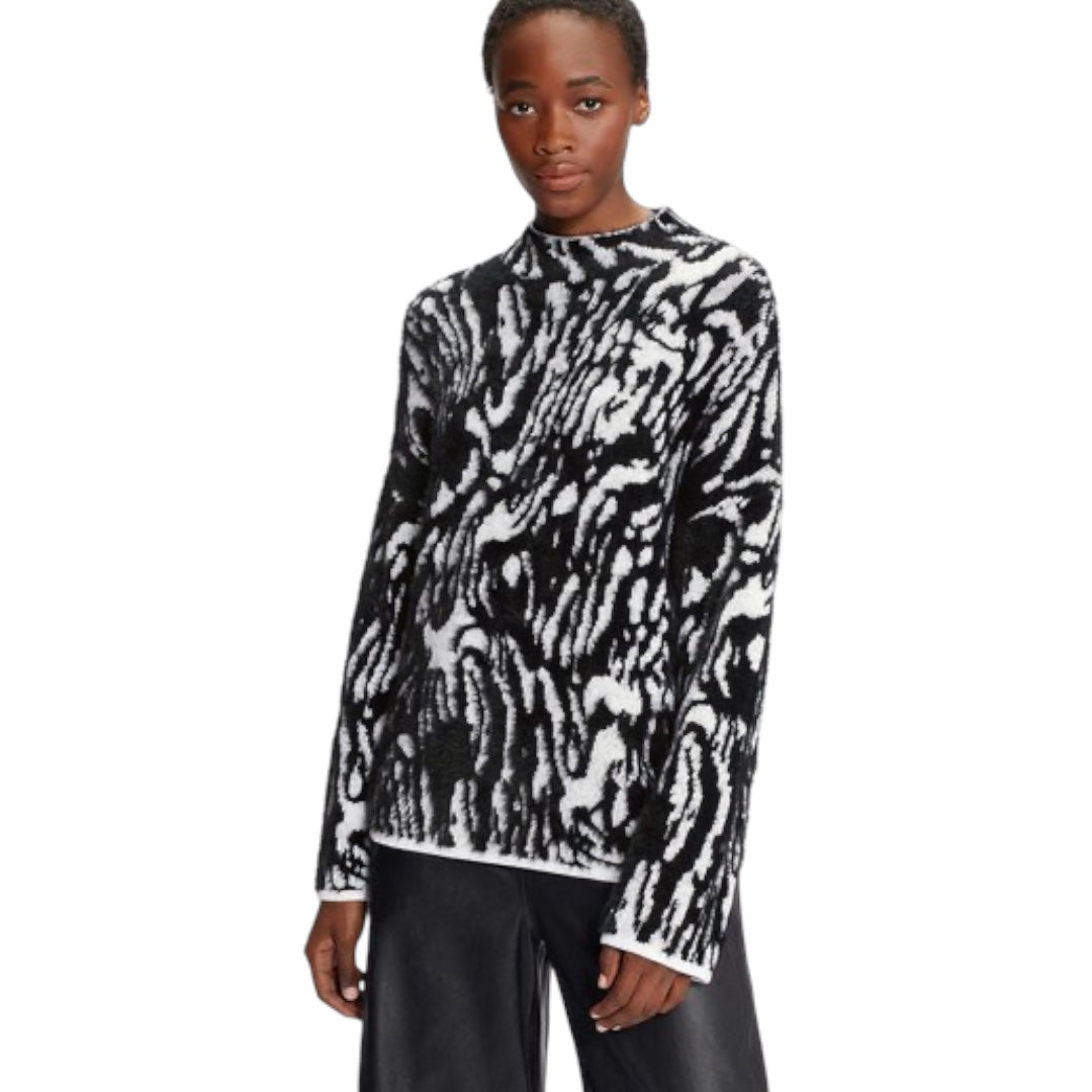 Zaidie Jacquard Sweater Small