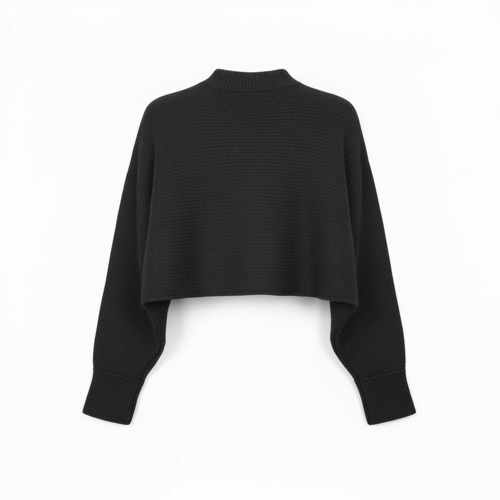 Cropped Knit Sweater size Large