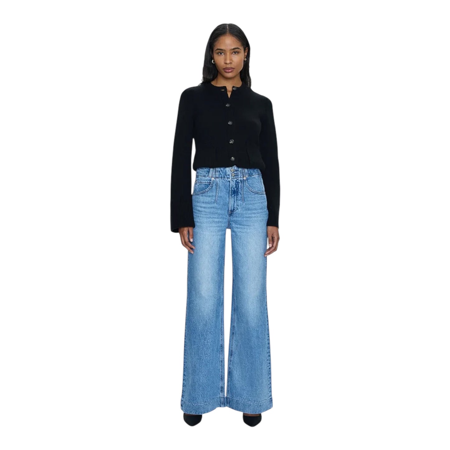 Lana High Rise Ultra Wide Jean size 28