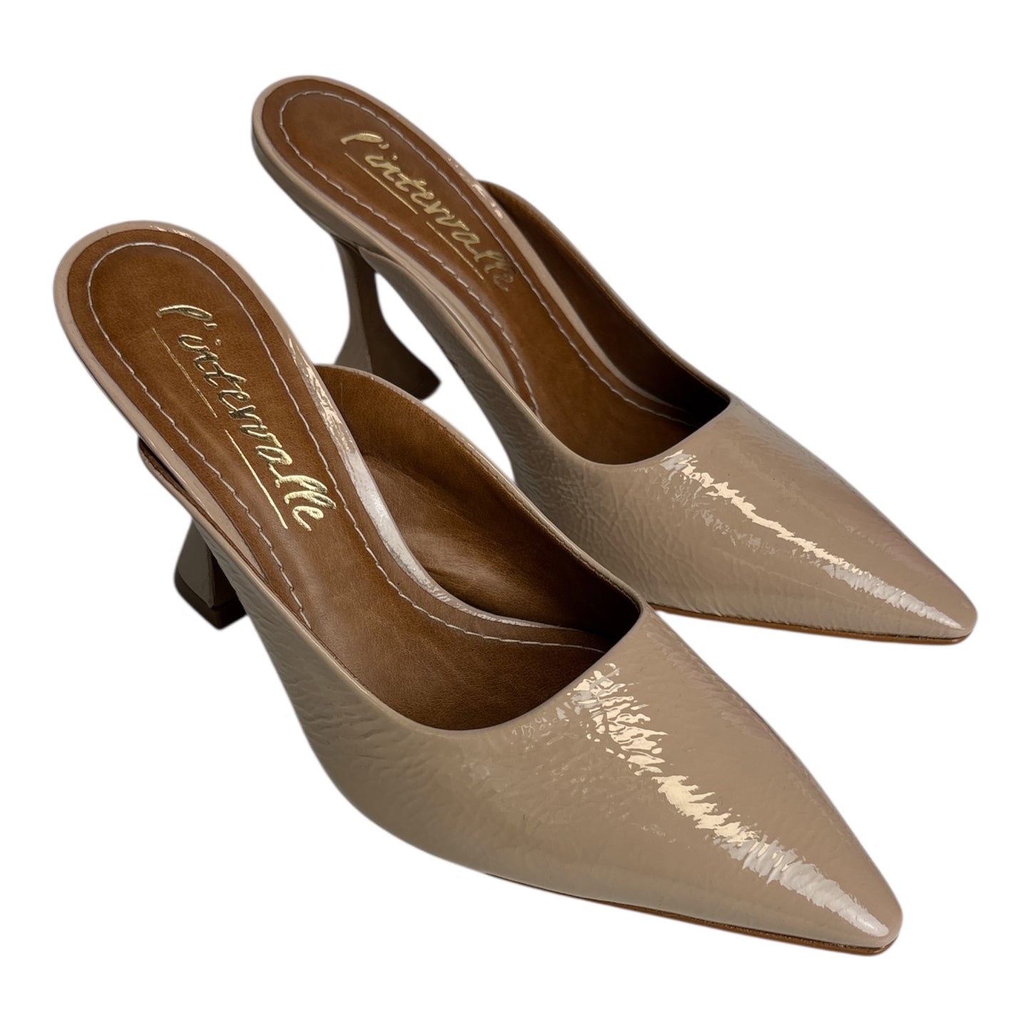 Patent Mules size 7