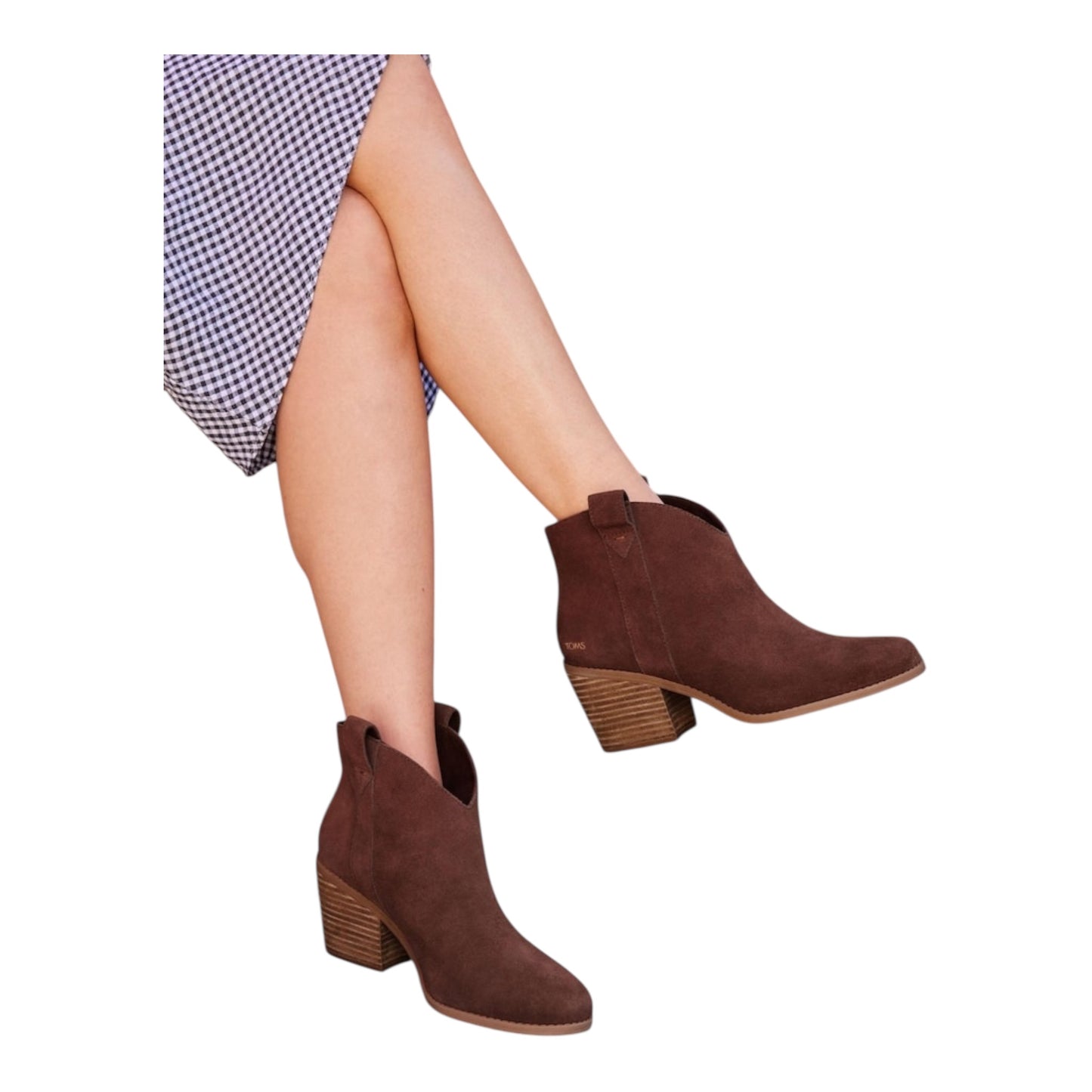 Constance Suede Western Boots size 6.5 New In Box