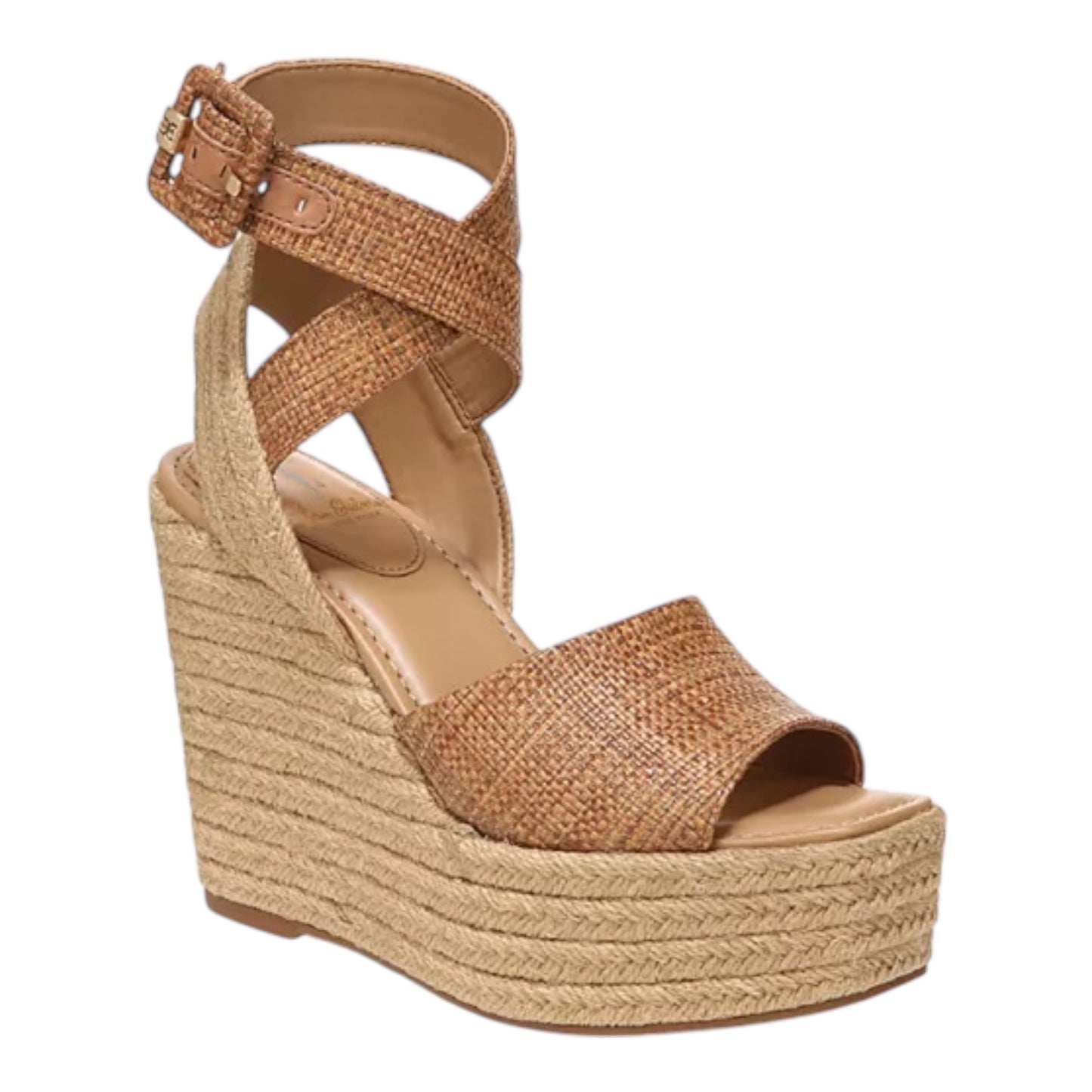 Vada Square Toe Espadrille Wedge Heel Platform Shoes size 7.5
