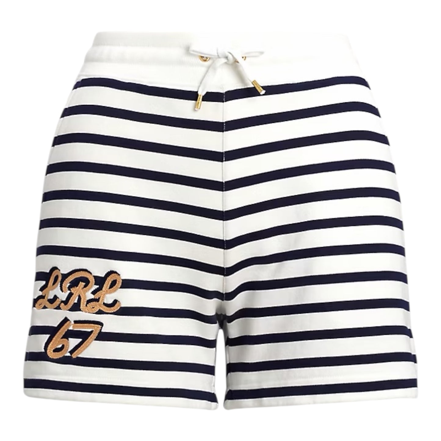 Striped French Terry Drawcord ShortLarge