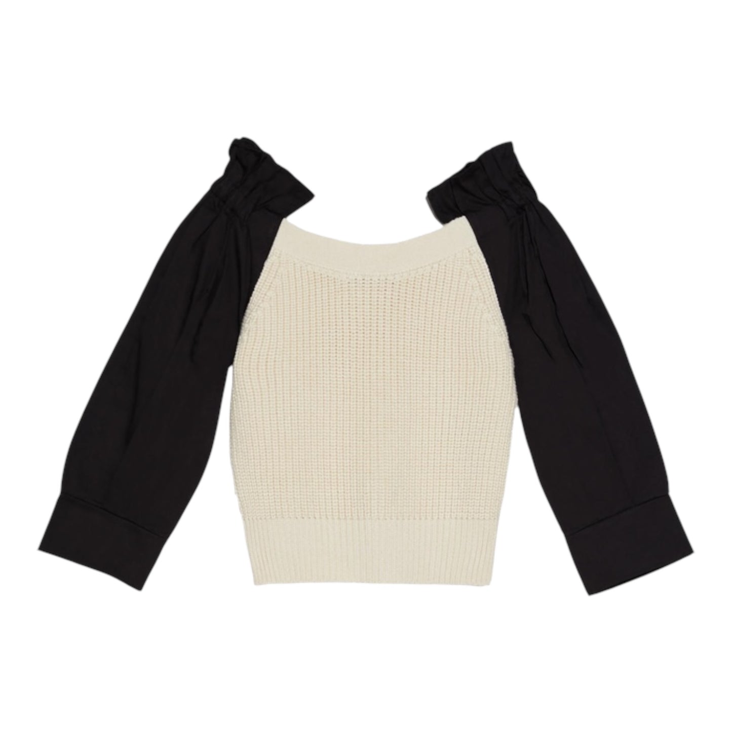 Puff Sleeve Knit Top size Medium