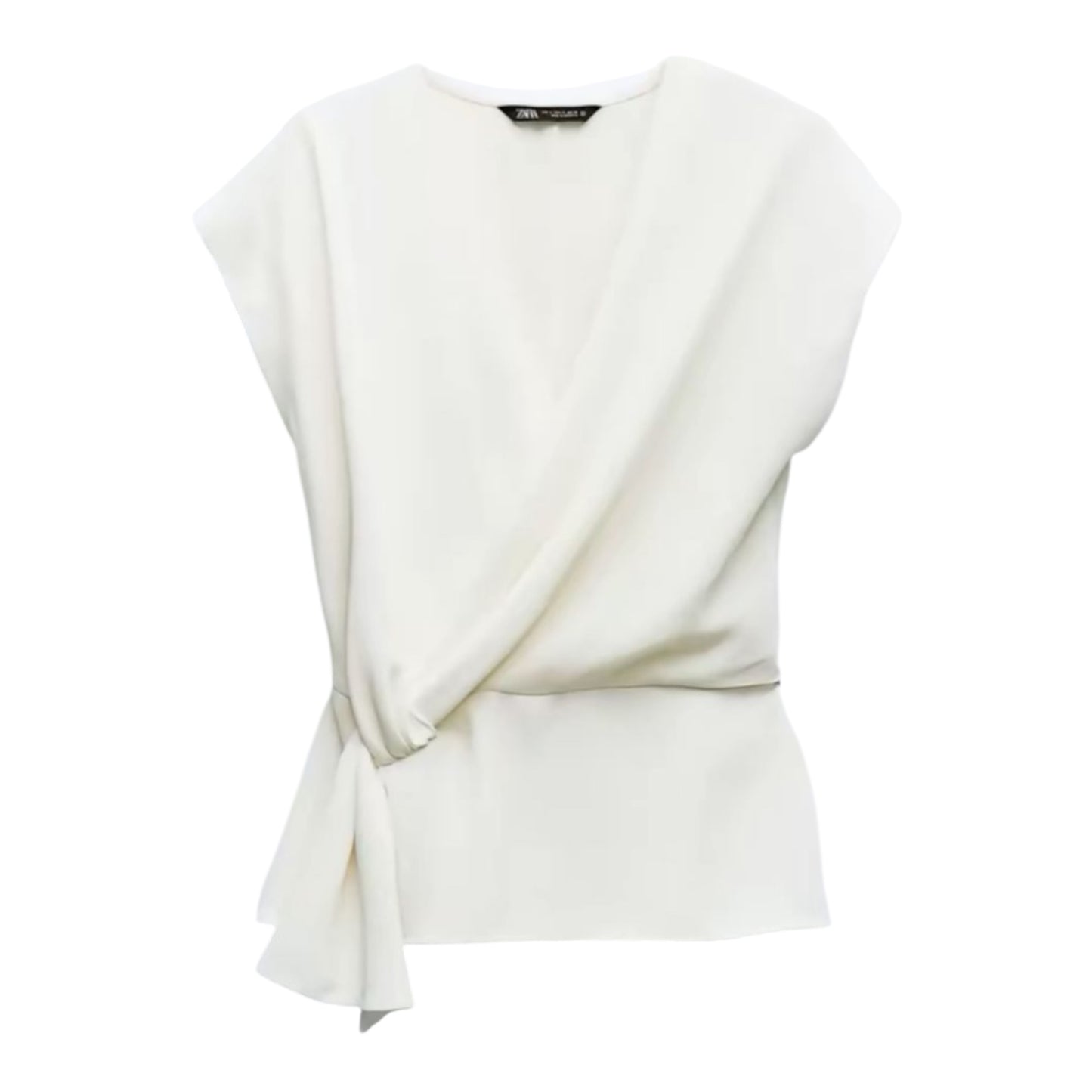 Knot Crepe Top size Large