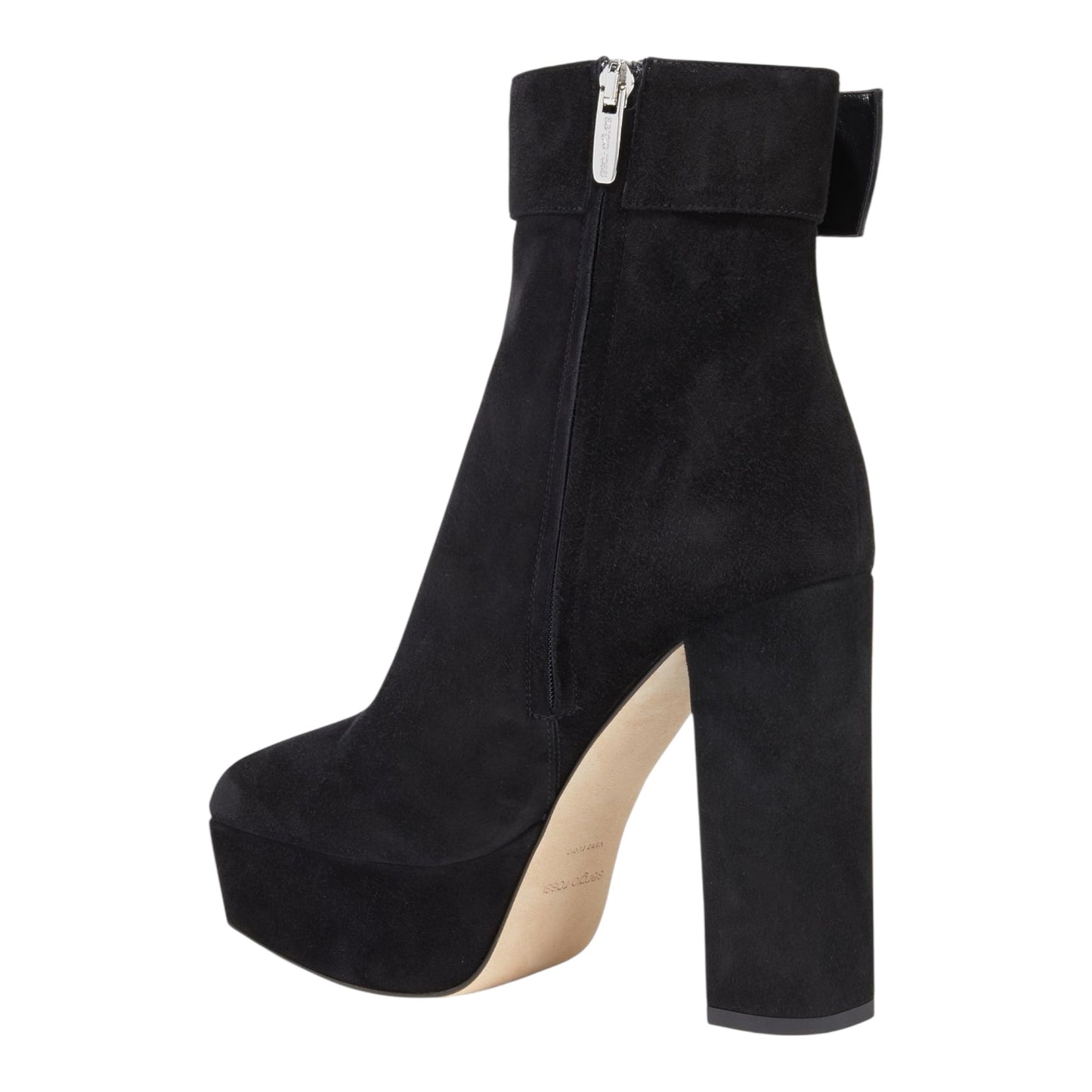 Mia 85 Buckled Suede Platform Ankle Boots size 38