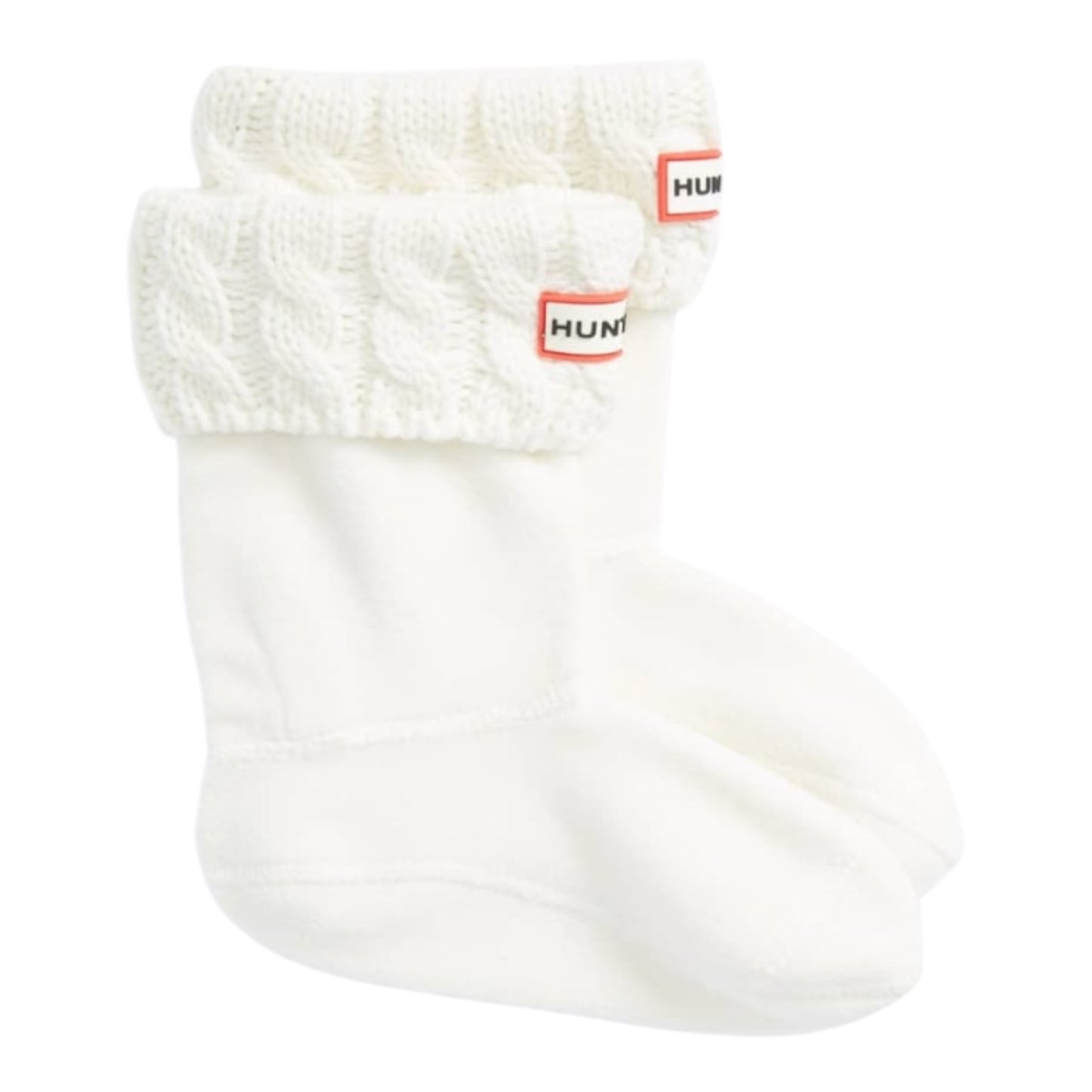 Cable Knit Cuff Welly Boot Socks size Large