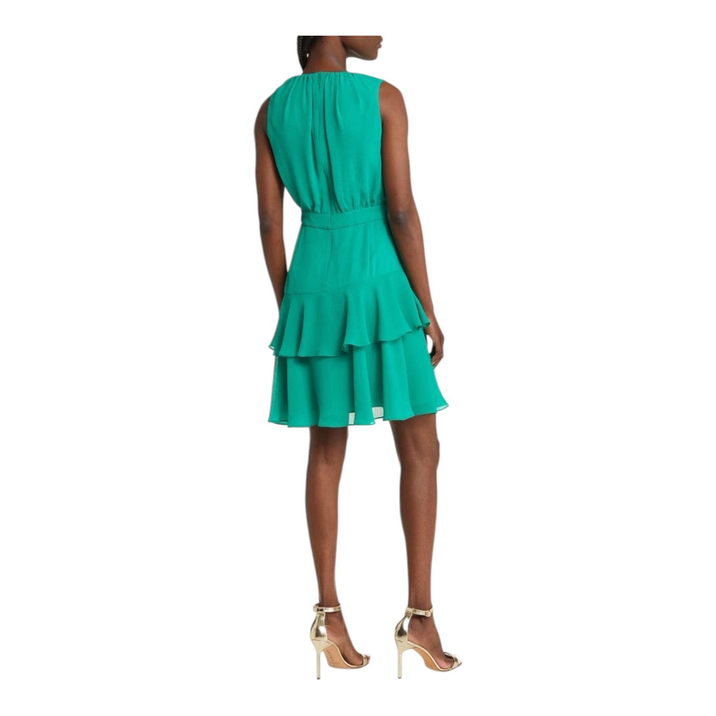 Asymmetric Tiered Ruffle Dress size 5(L/XL)