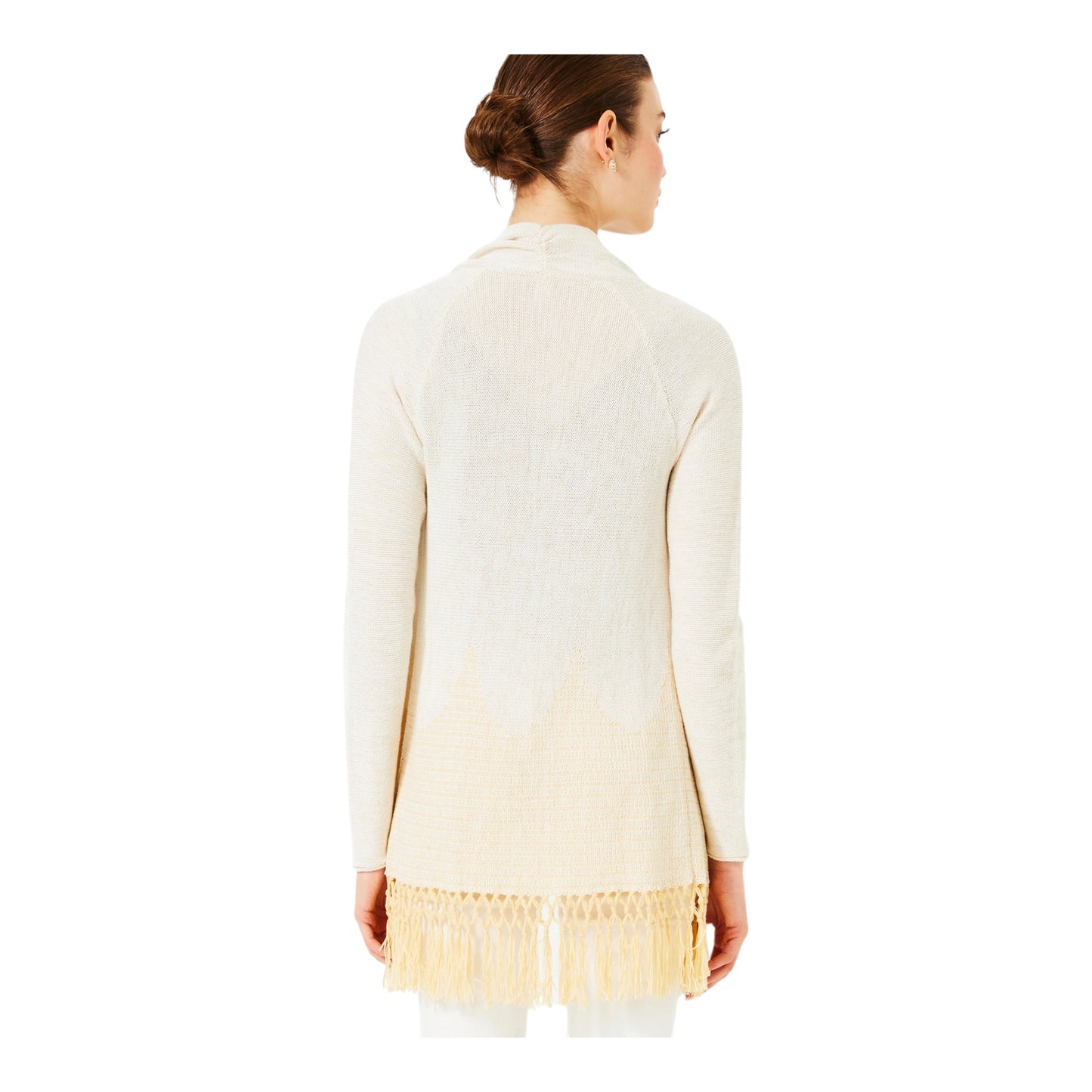 Tatum Long Fringe Hem Cardigan size Large