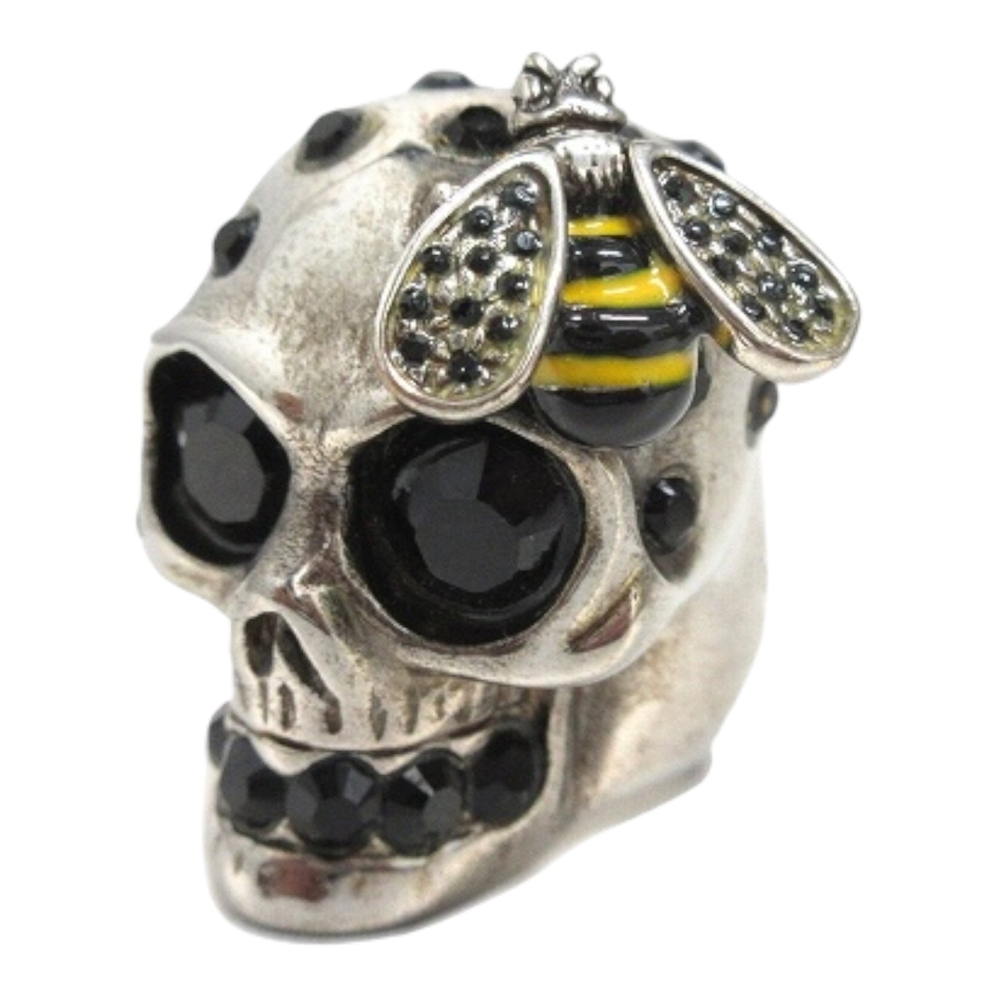 Skull and Bee Ring size 6