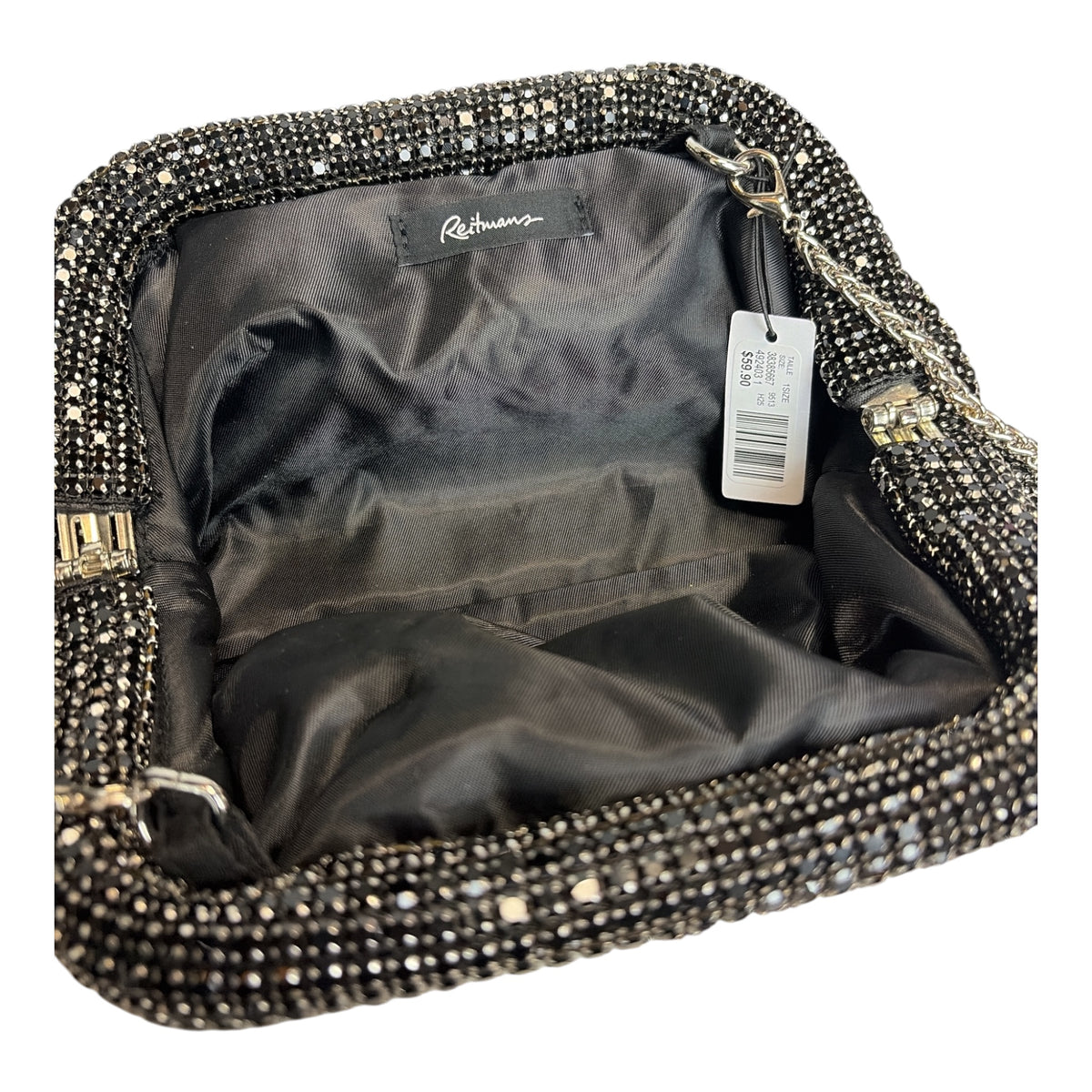 Rhinestone Evening Clutch NEW WITH TAGS