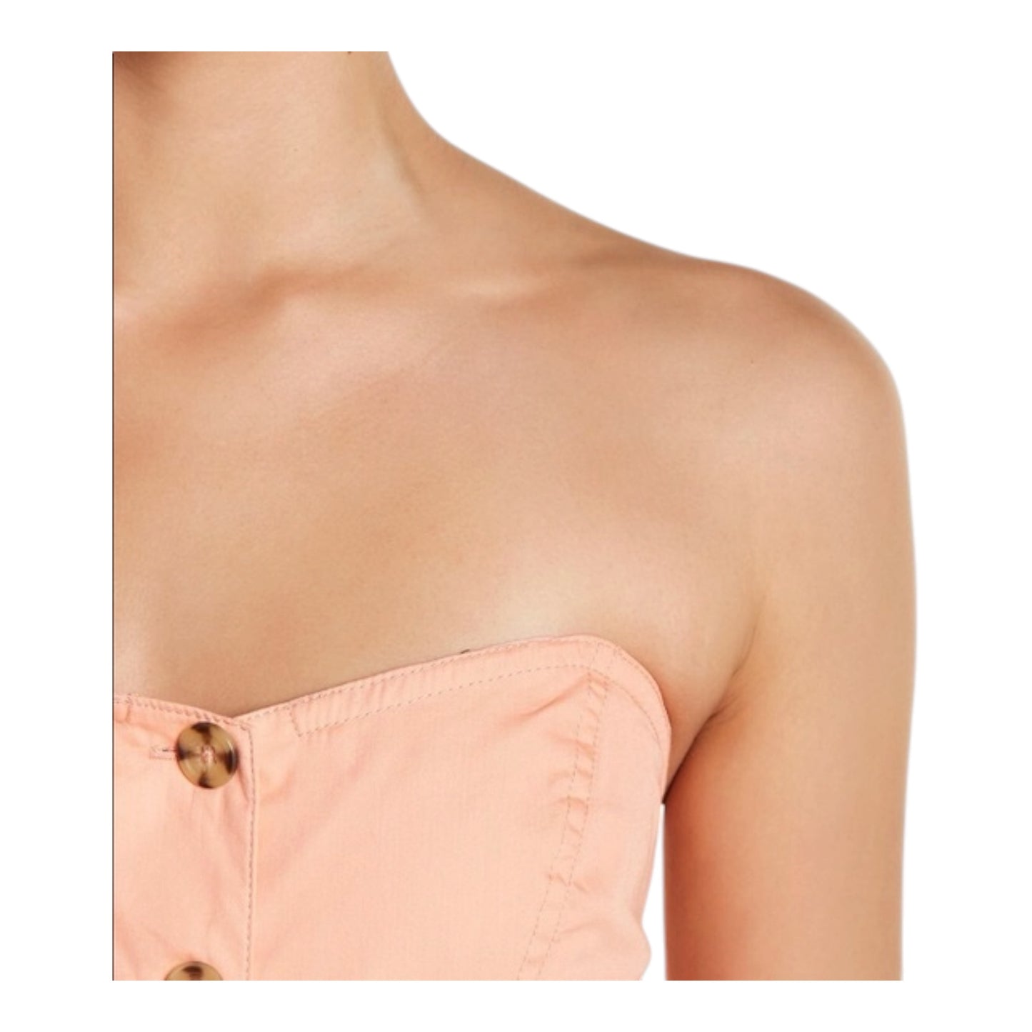 Perfect Peach Poplin Midi Dress size Small