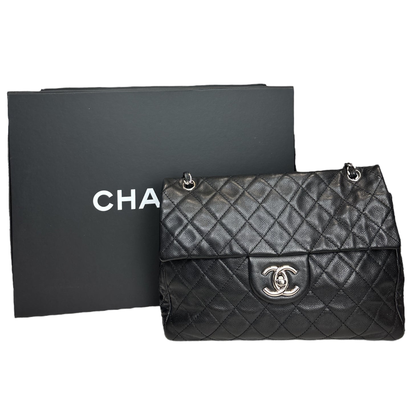 Soft Cavier Maxi Flap Bag