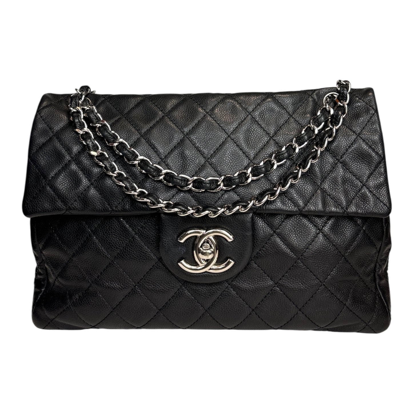 Soft Cavier Maxi Flap Bag
