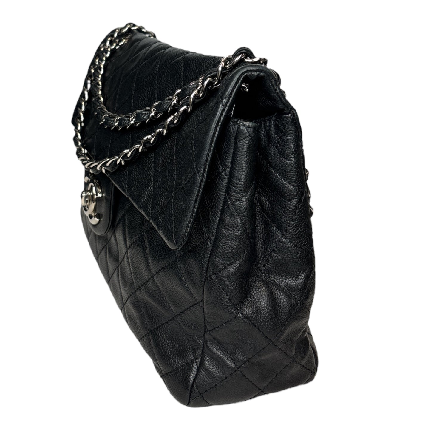Soft Cavier Maxi Flap Bag