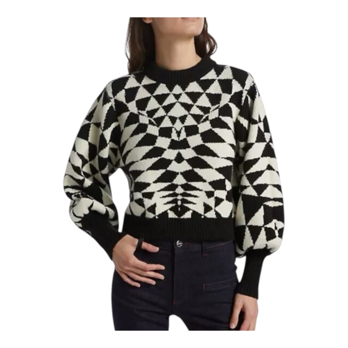 Heart Decro Sweater size Large
