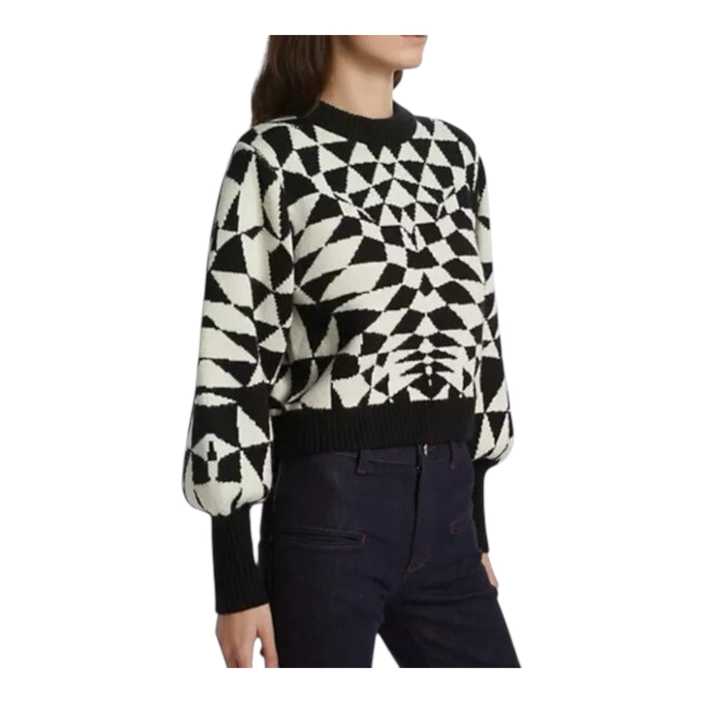 Heart Decro Sweater size Large