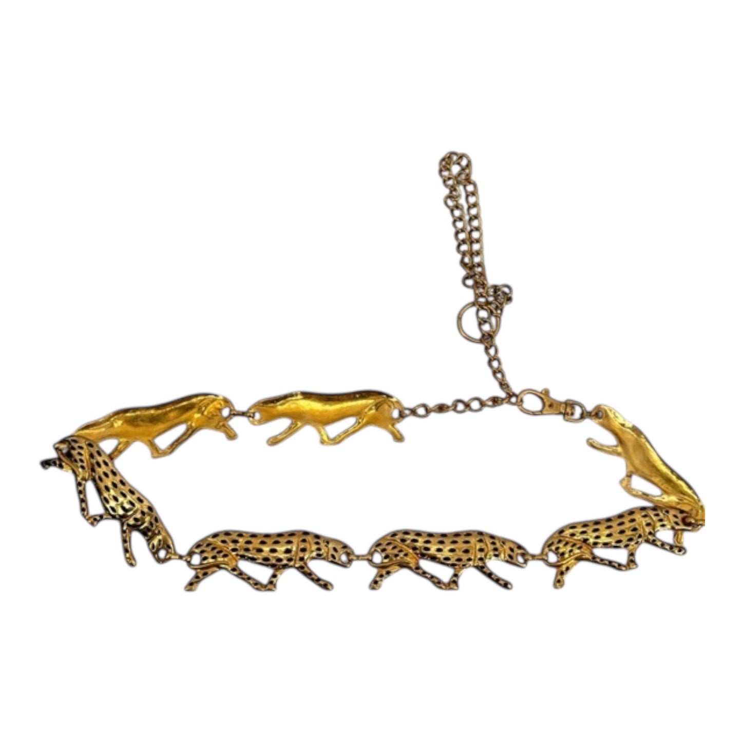 Leopard Chain Belt