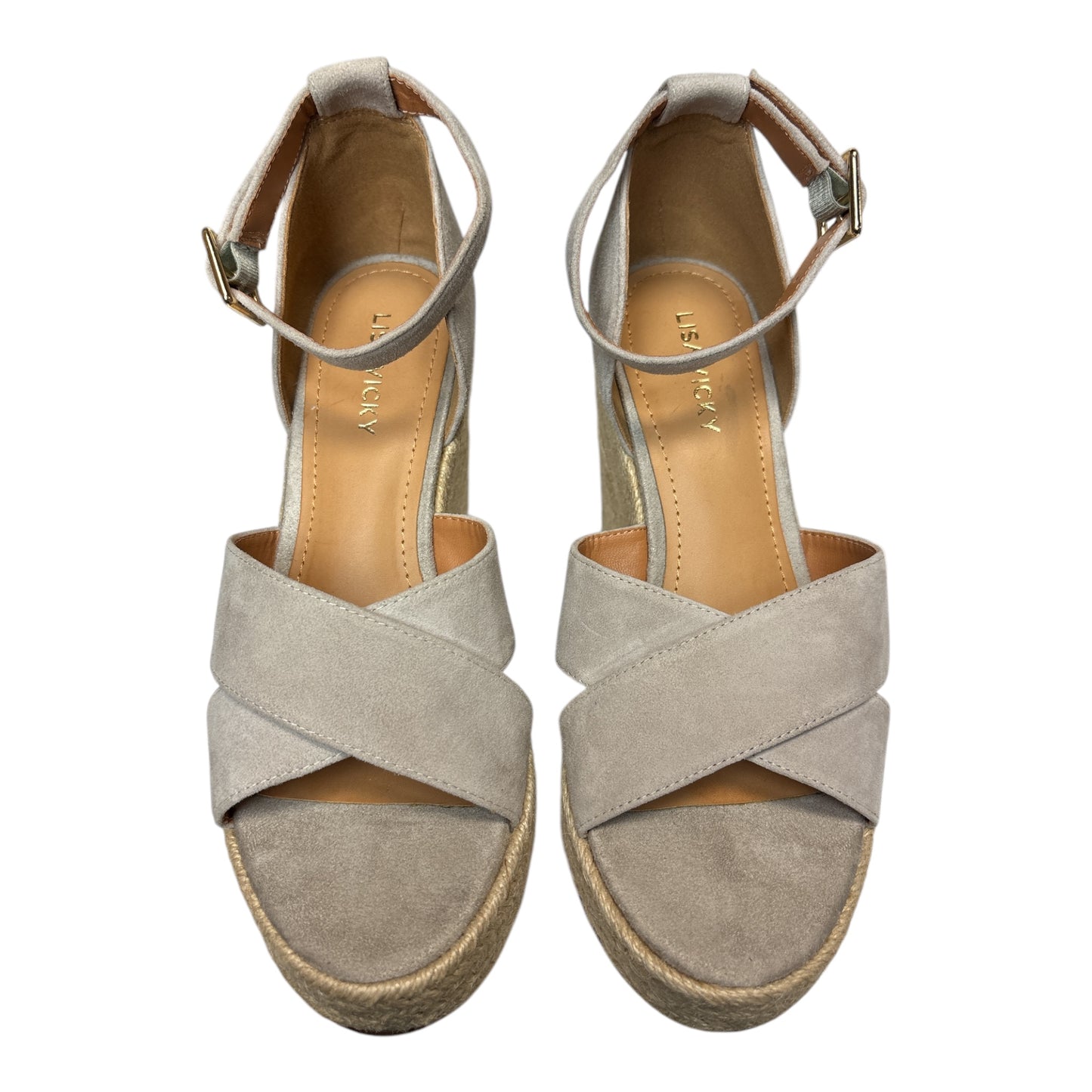 Gemi Platform Wedge Sandal size 7