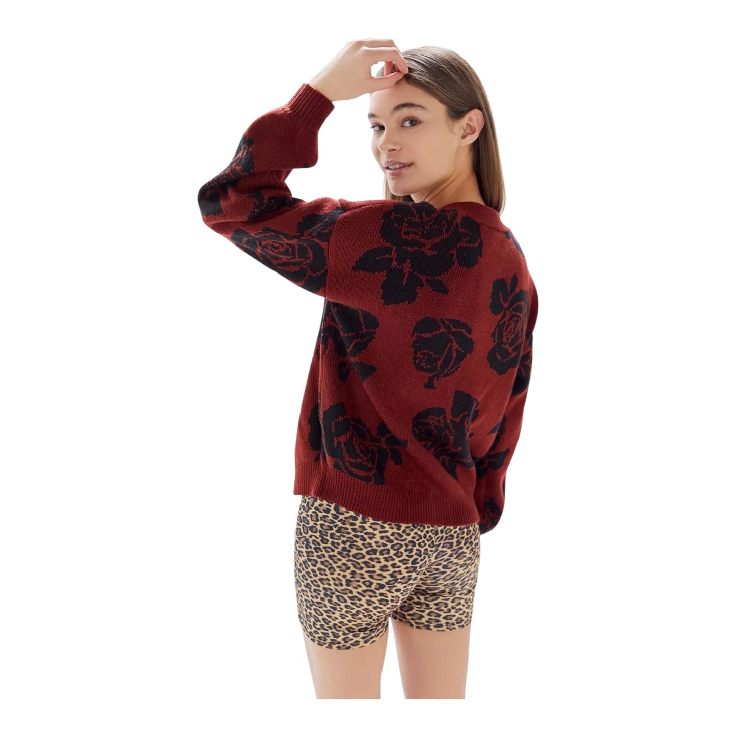 Frances Slouchy Floral Cardigan size Medium