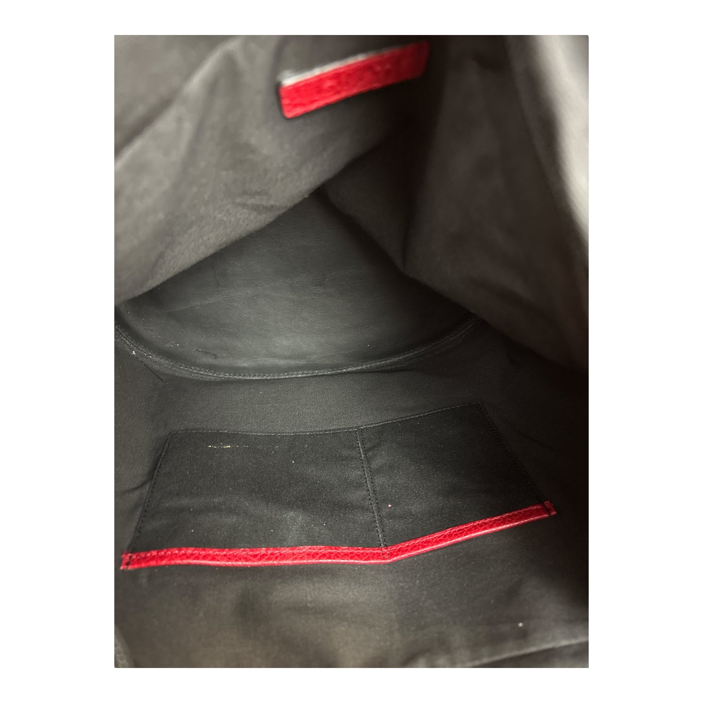 Pebbled Leather Sac Bag