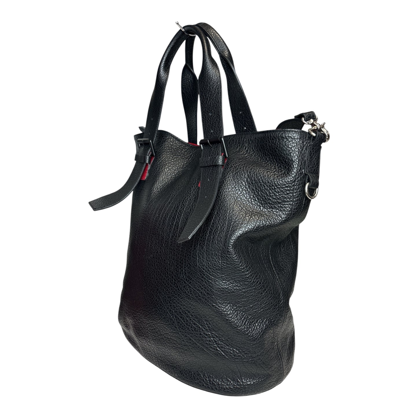 Pebbled Leather Sac Bag