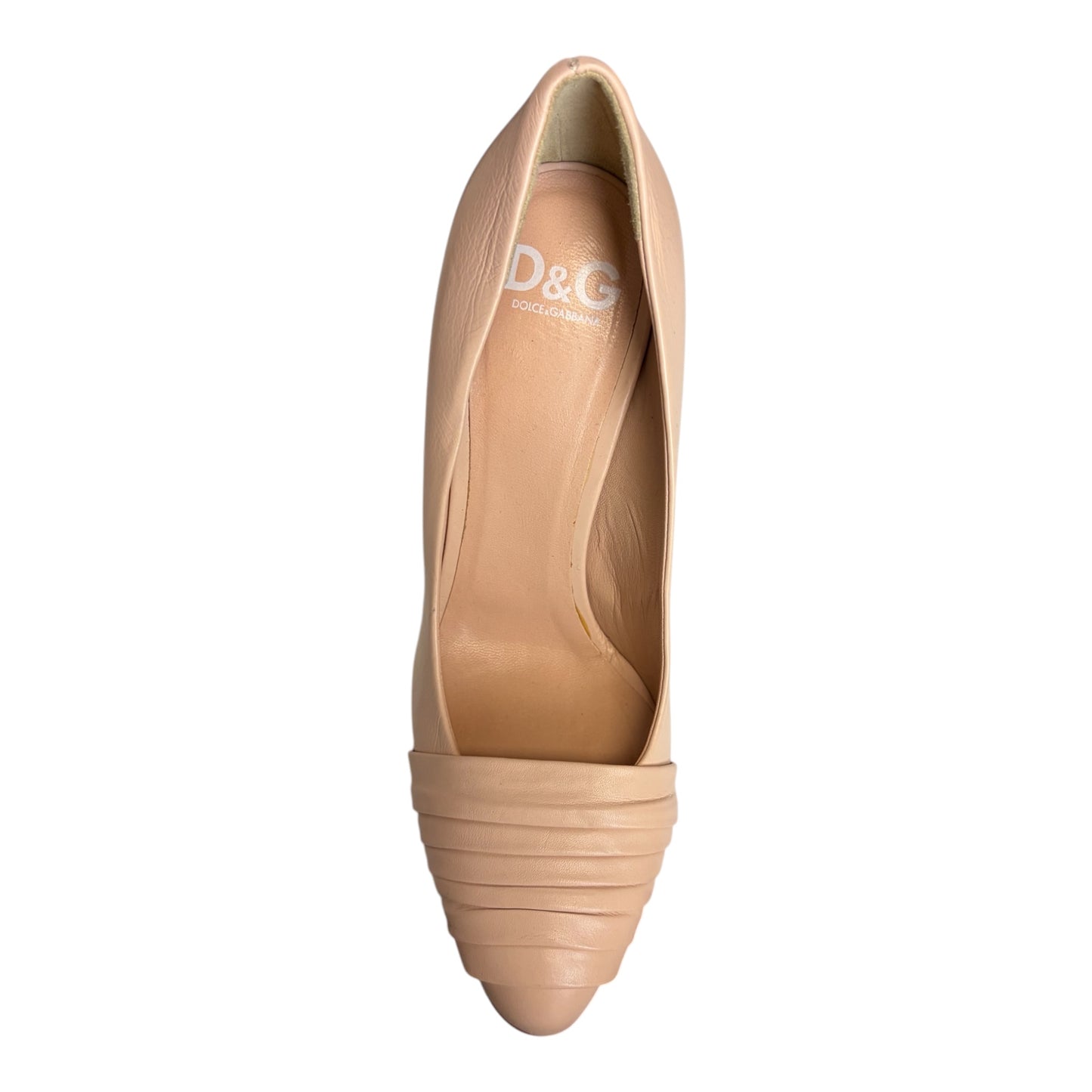 Nappa Leather Wrapped Toe Heel size 38.5