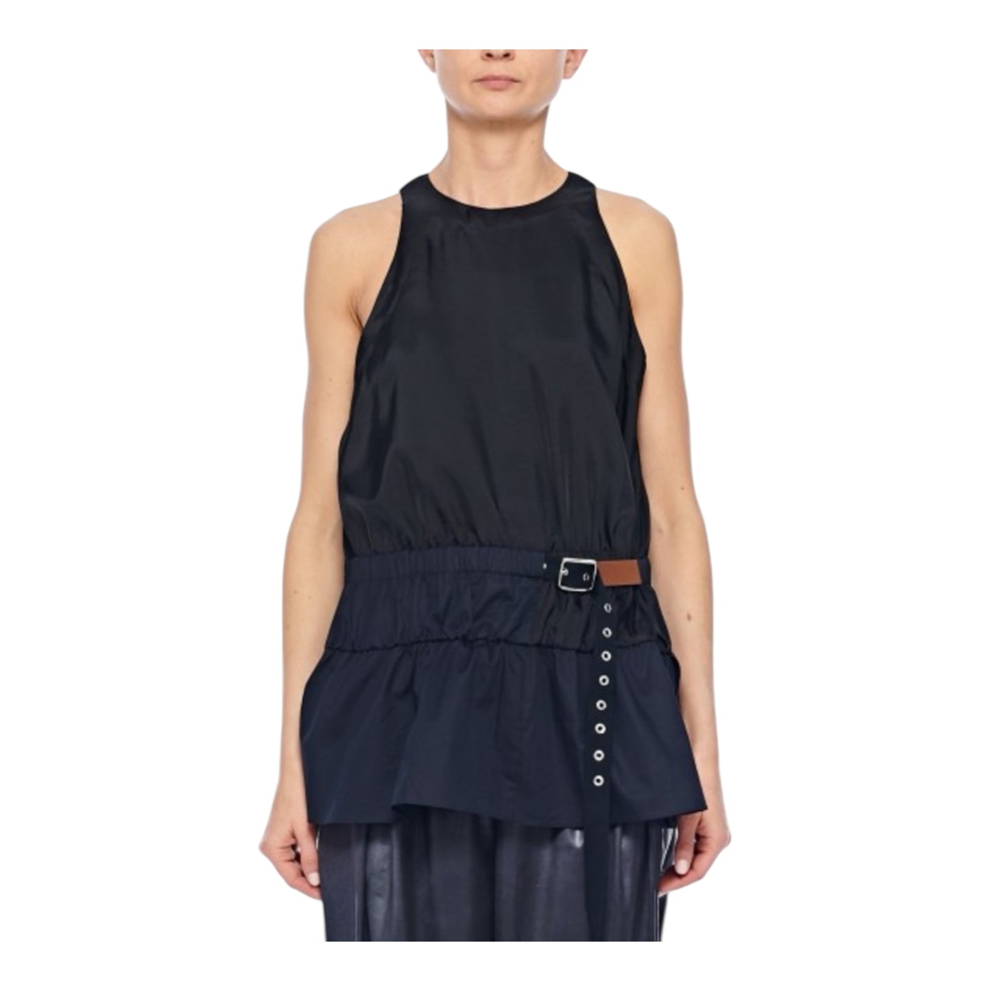 Mendini Twill Sleeveless Top size 8