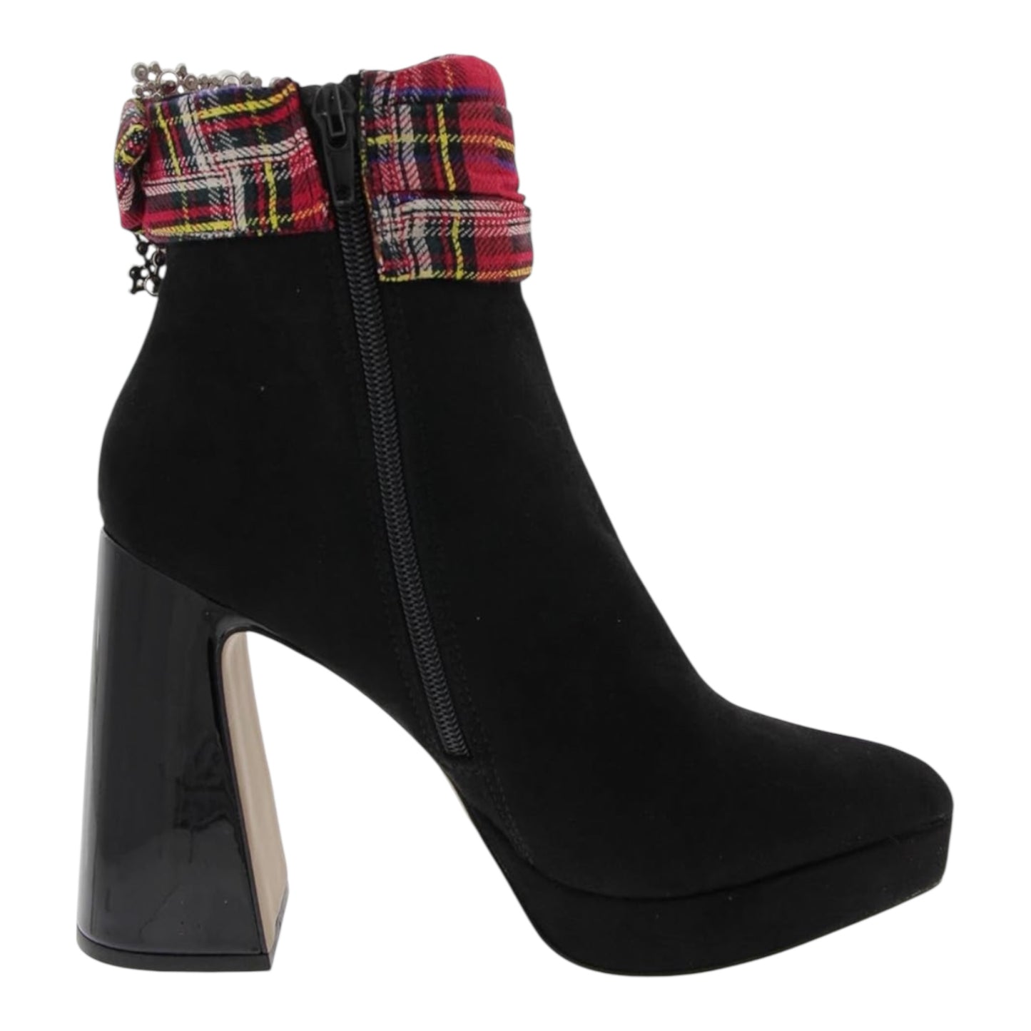 Velvet Platform Booties size 8