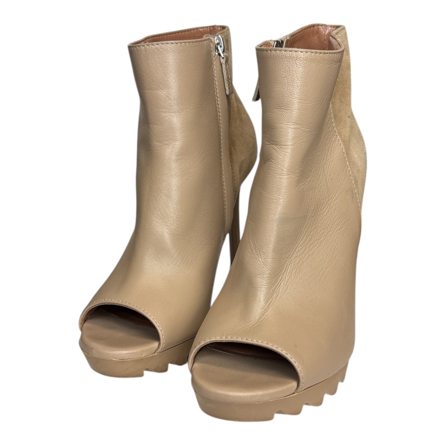 Peep-toe Booties size 39.5