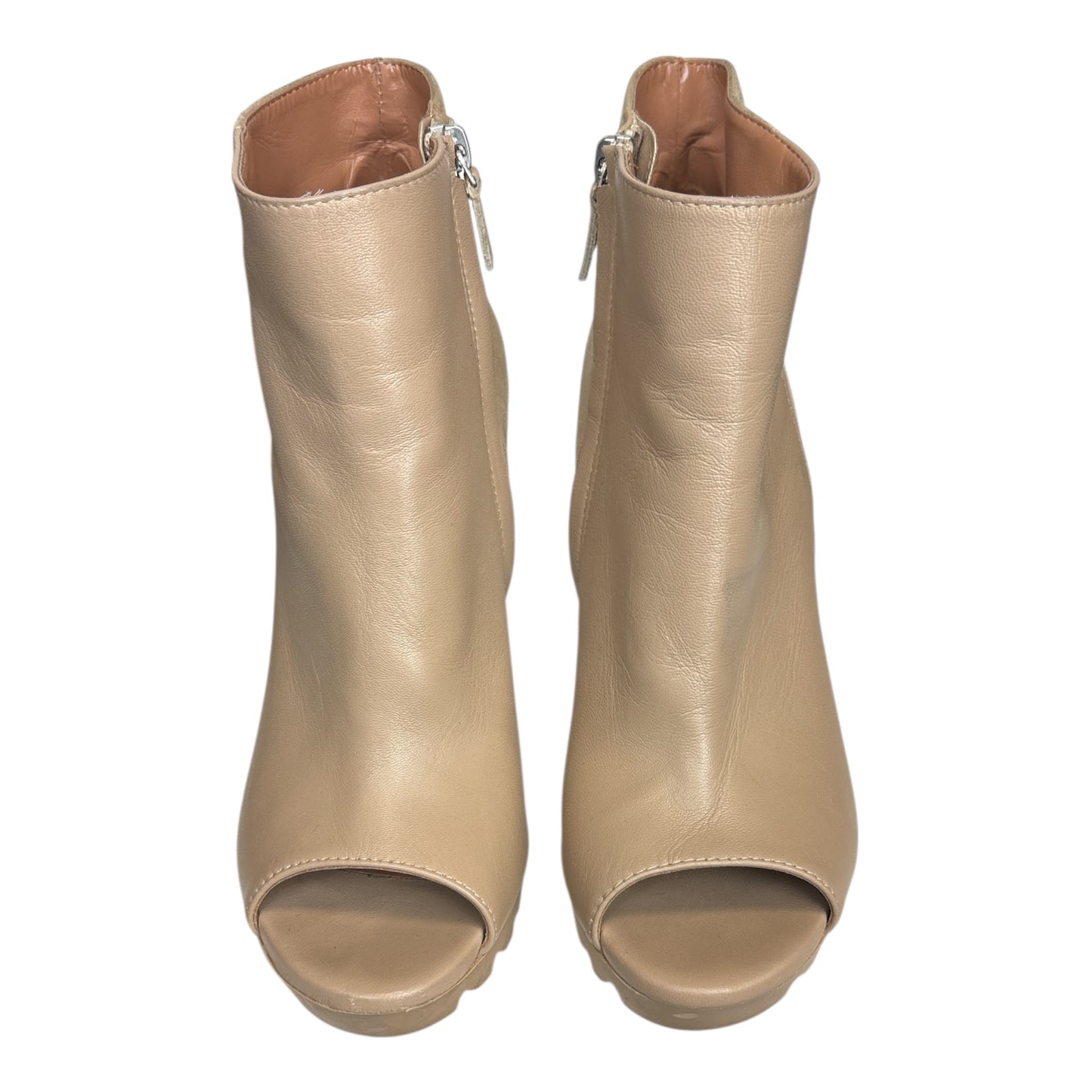 Peep-toe Booties size 39.5