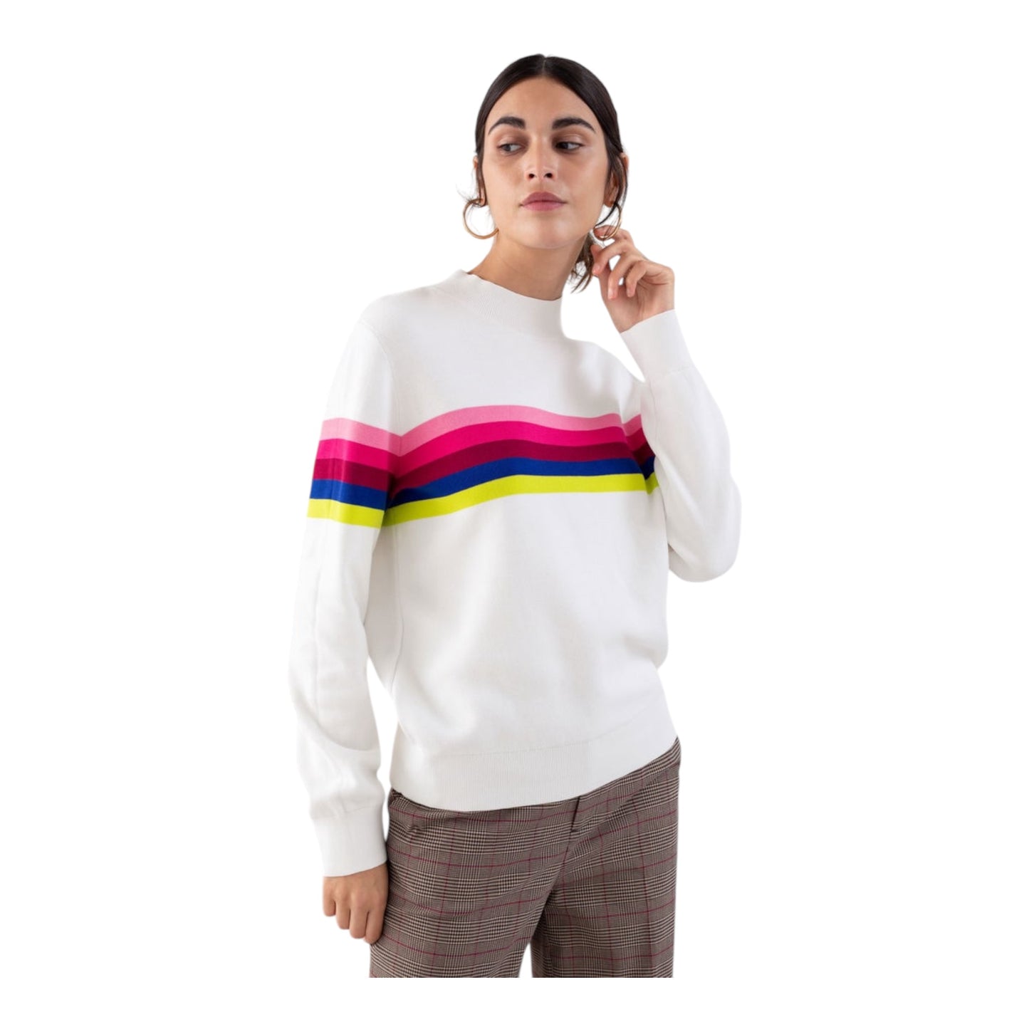 Rainbow Stripe Pullover size Small