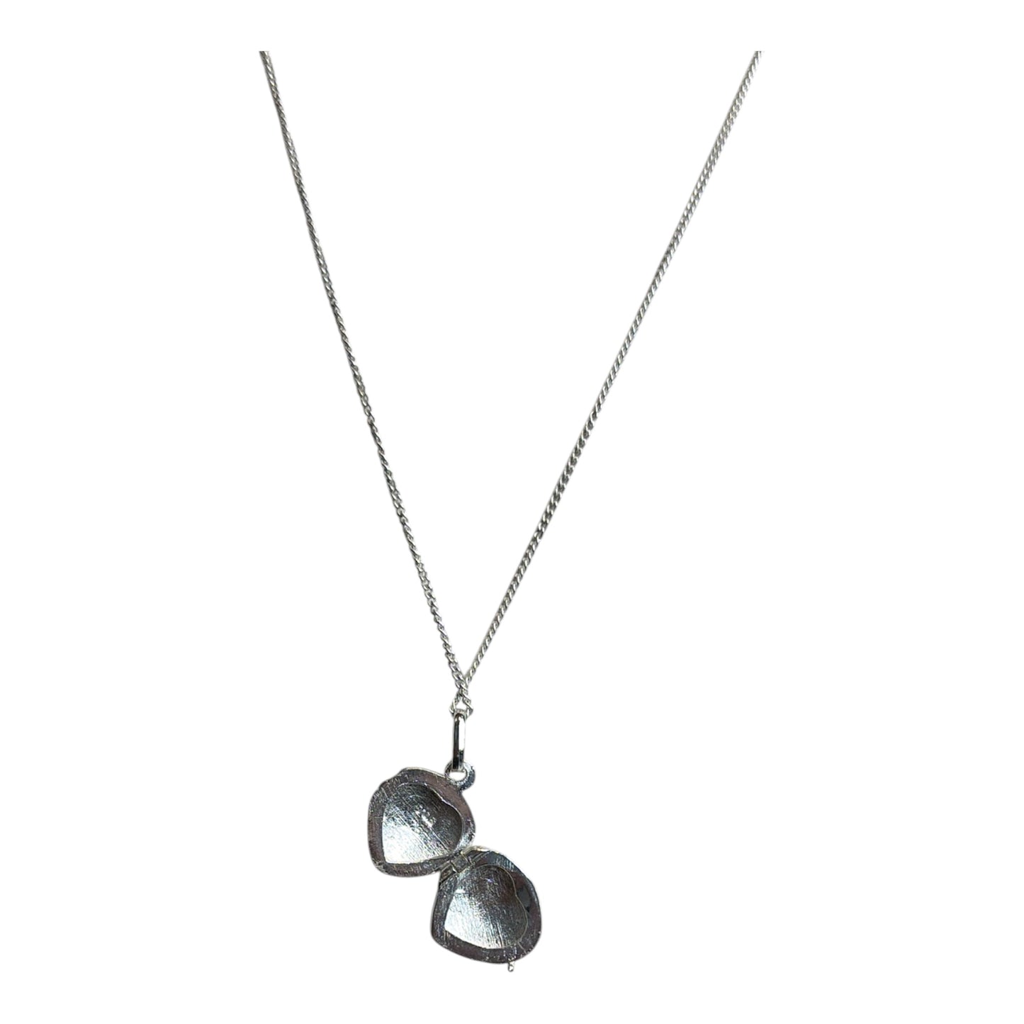 Sterling Silver heart Locket Necklace