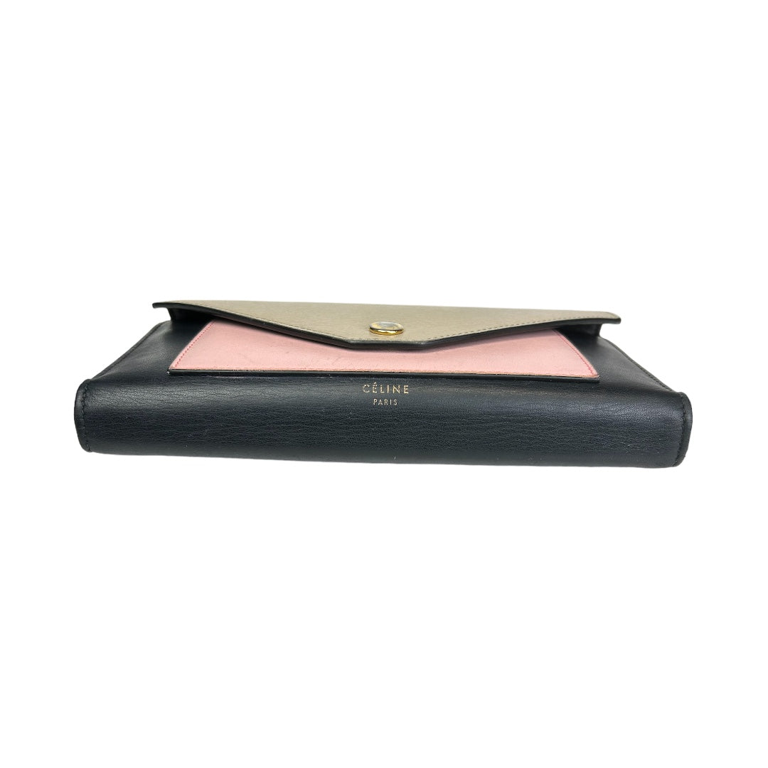 Tri Colour Tri Fold Wallet