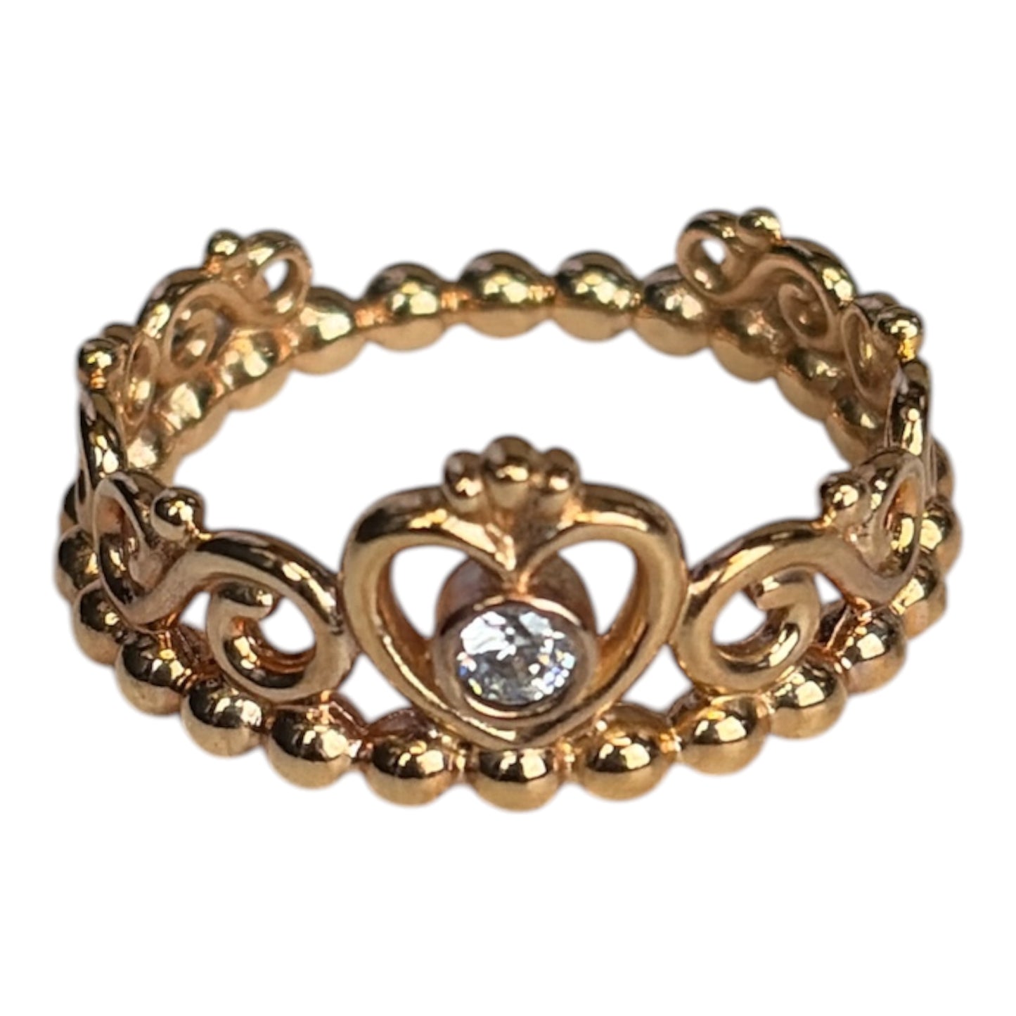 Princess Tiara Crown Ring size 5.5/6